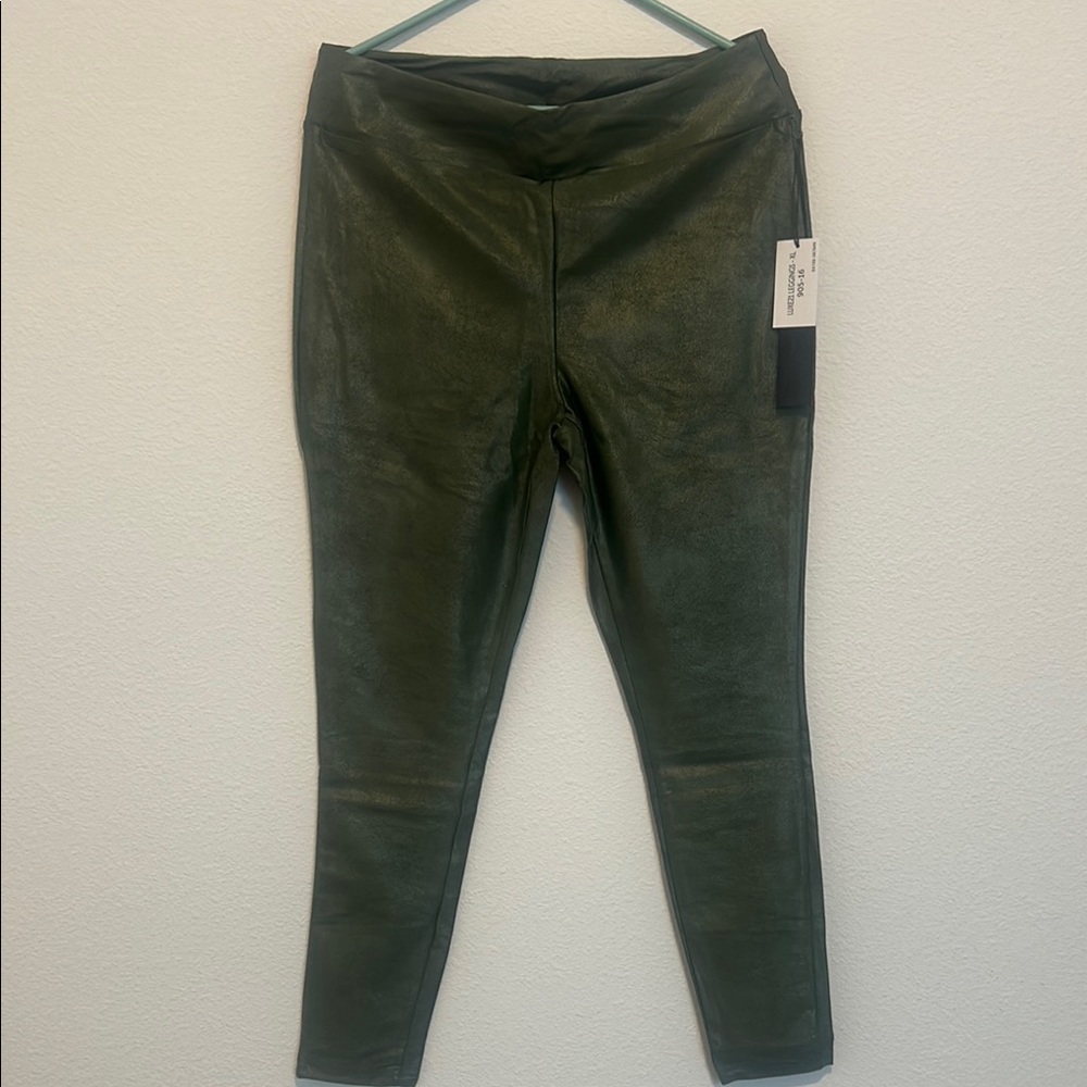 Green Luxe  Leggings